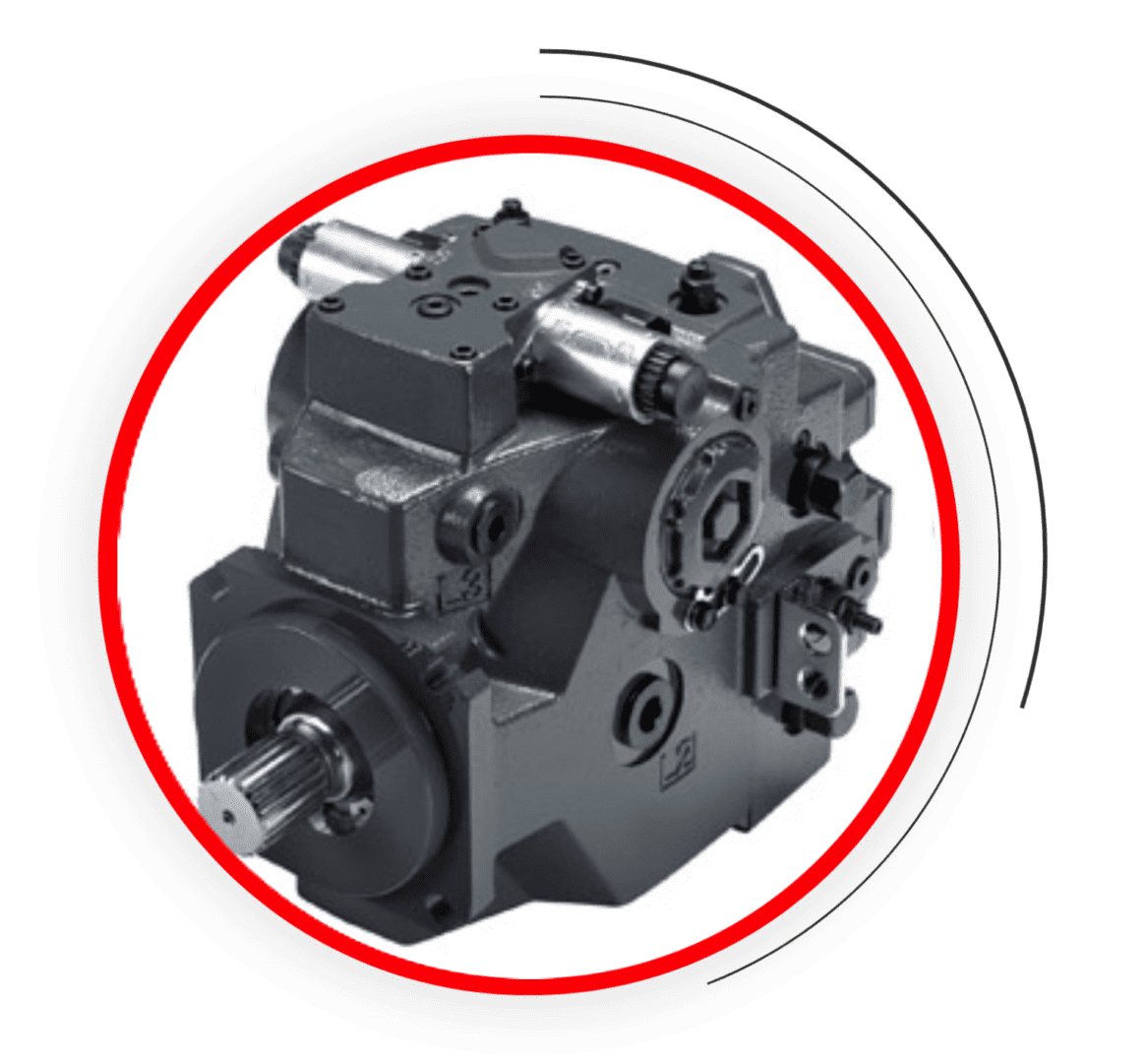A picture of the gear pump for a machine.